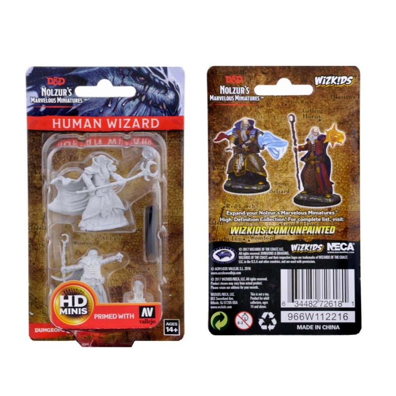 WizKids 72618 D&D Nolzurs Marvelous Miniatures: Human Male Wizard