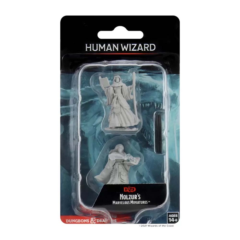 WizKids 72619 D&D Nolzurs Marvelous Miniatures: Human Female Wizard