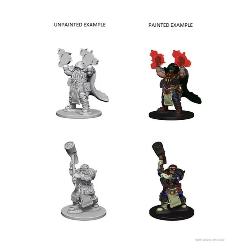 WizKids 72624 D&D Nolzurs Marvelous Miniatures Dwarf Male Cleric