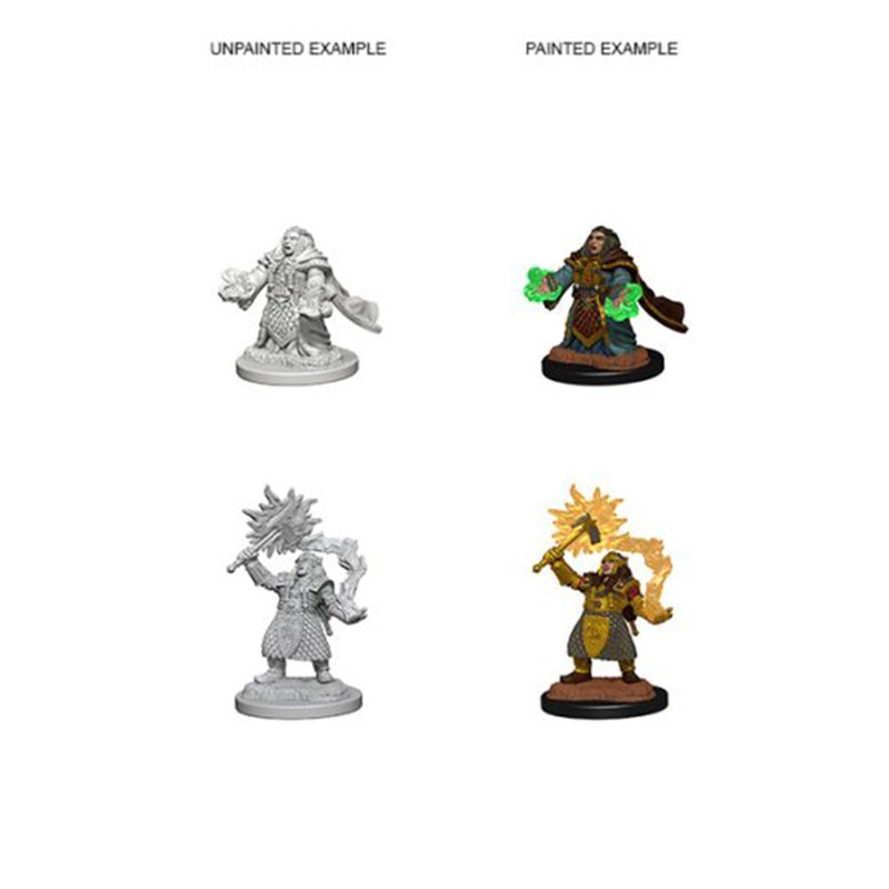 WizKids 72625 D&D Nolzurs Marvelous Miniatures: Dwarf Female Cleric