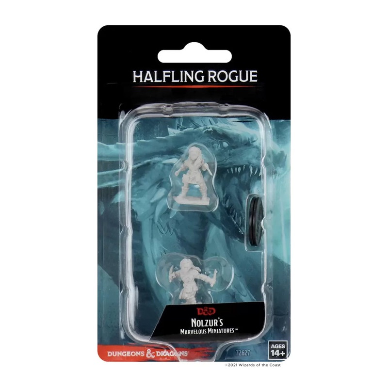 WizKids 72627 D&D Nolzurs Marvelous Miniatures: Halfling Female Rogue