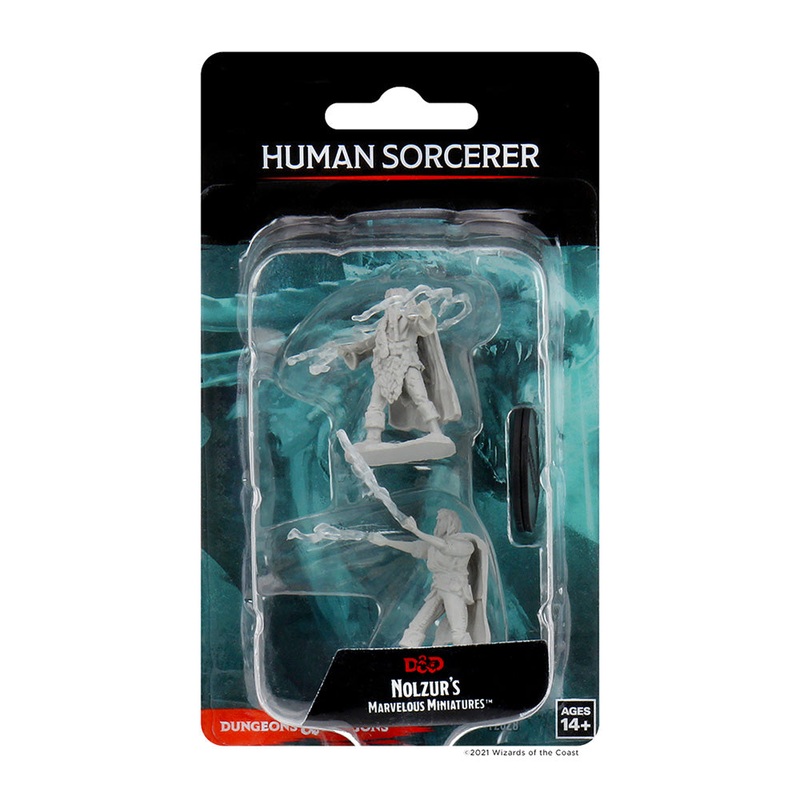WizKids 72628 D&D Nolzurs Marvelous Miniatures: Human Male Sorcerer