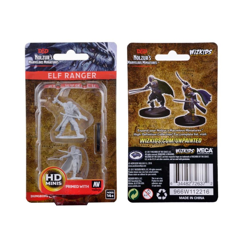 WizKids 72637 D&D Nolzurs Marvelous Miniatures: Elf Male Ranger