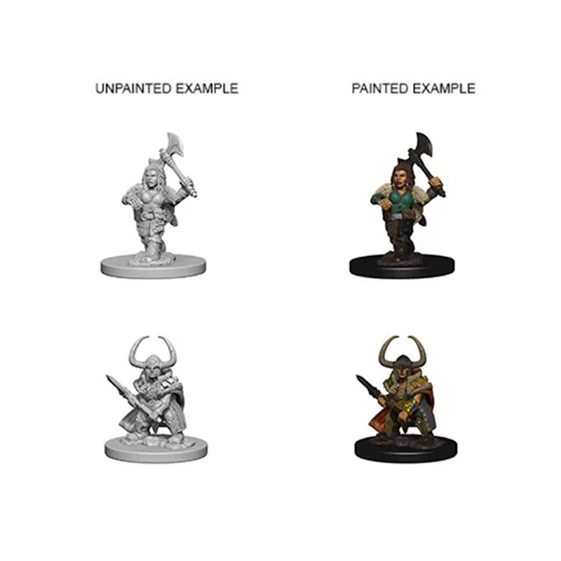 WizKids 72645 D&D Nolzurs Marvelous Miniatures Marvelous Unpainted: Dwarf Female Bar
