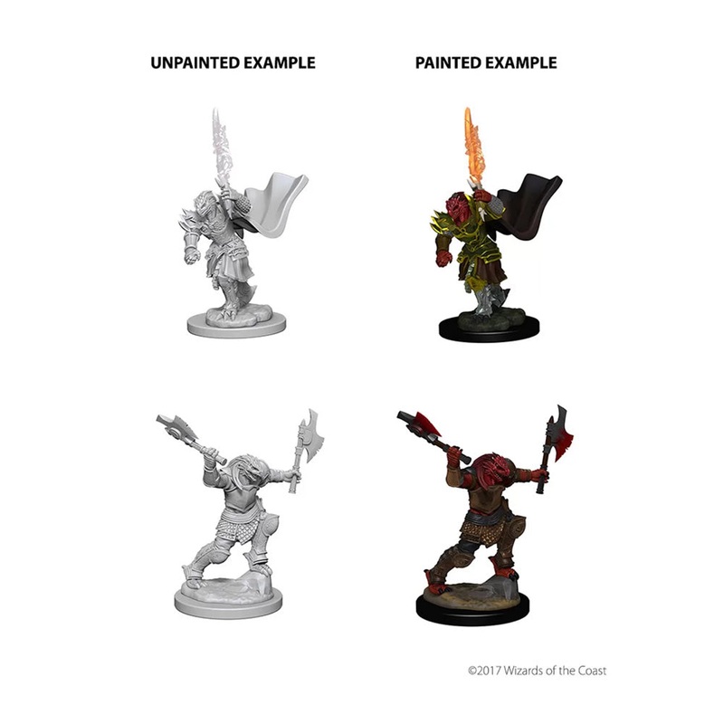 WizKids 73199 D&D Nolzurs Marvelous Miniatures Marvelous Unpainted: Dragonborn Femal