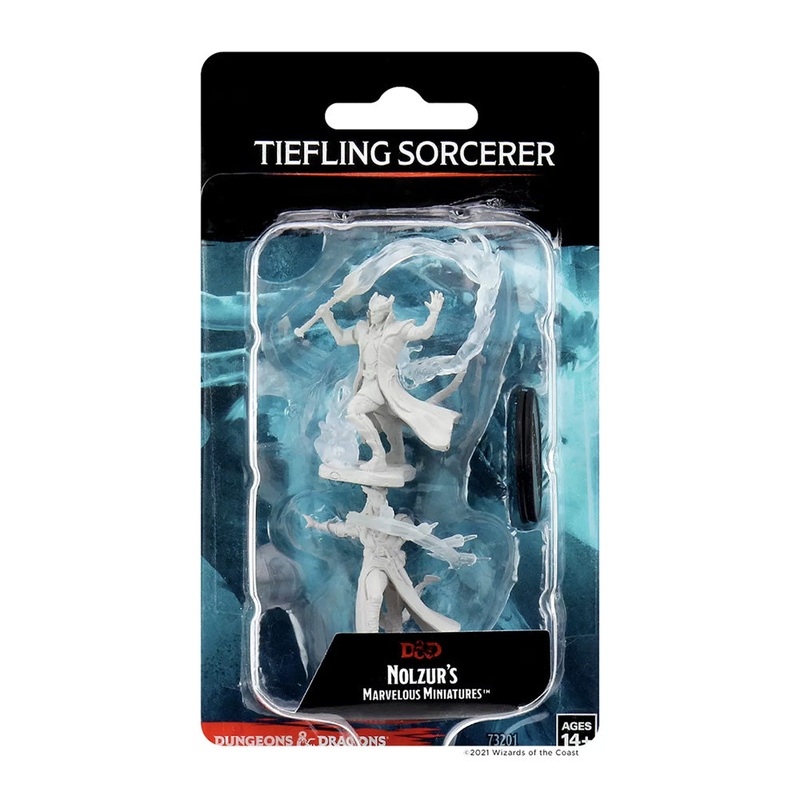 WizKids 73201 D&D Nolzurs Marvelous Miniatures Marvelous Unpainted: Tiefling Male So