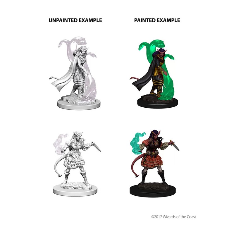 WizKids 73202 D&D Nolzurs Marvelous Miniatures Marvelous Unpainted: Tiefling Female