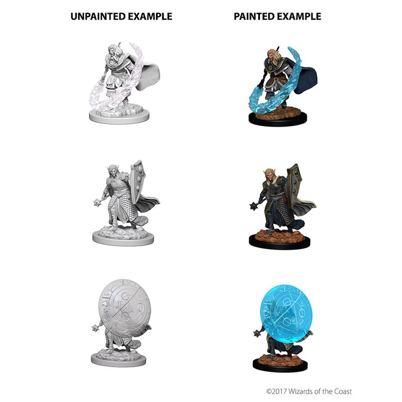 WizKids 73205 D&D Nolzurs Marvelous Miniatures: Elf Male Cleric