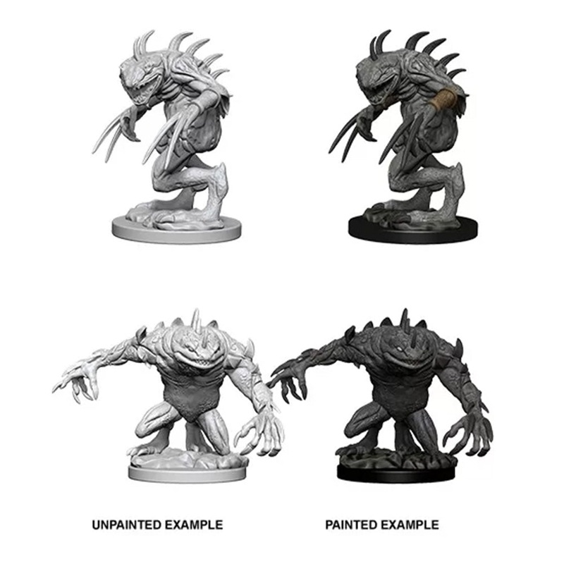 WizKids 73353 D&D Nolzurs Marvelous Miniatures Grey Slaad & Death Slaad