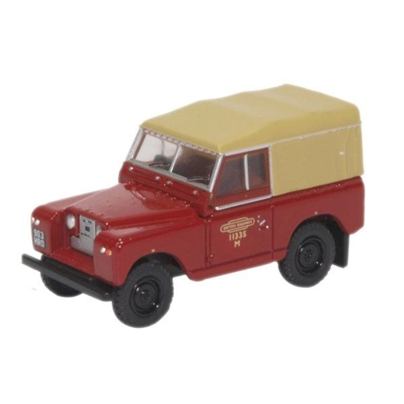 Oxford 76LR2S002 1/76 Land Rover Series II SWB Canvas – British Rail