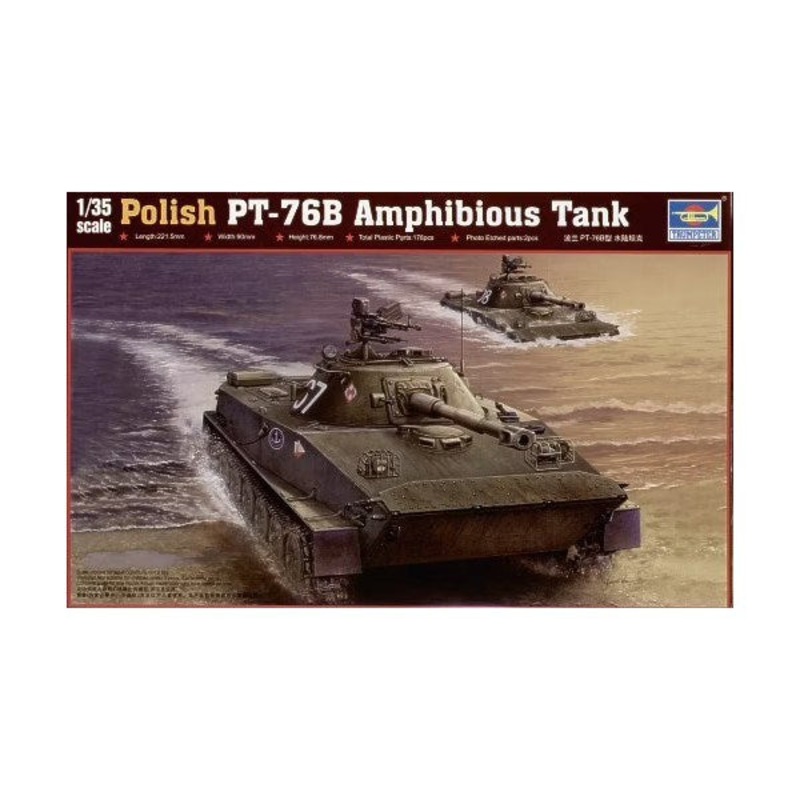 Trumpeter 00382 1/35 Polish PT-76B Amphibious Tank
