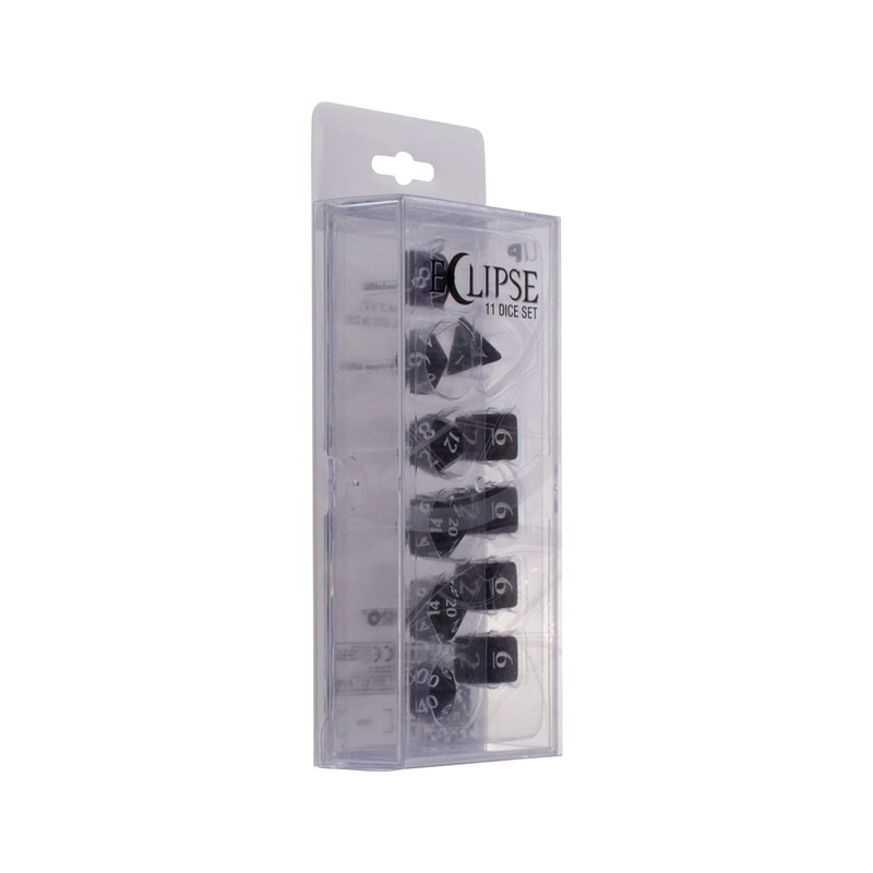 Ultra Pro 15561 Eclipse 11 Dice Set: Jet Black