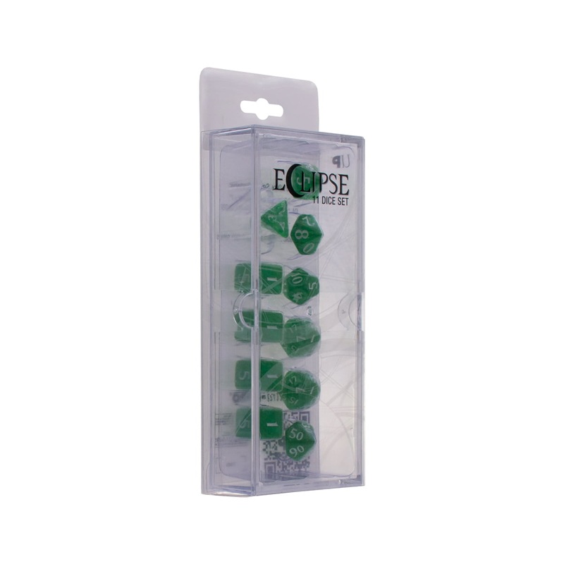 Ultra Pro 15565 Eclipse 11 Dice Set: Forest Green