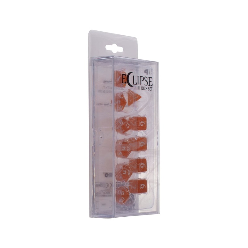 Ultra Pro 15567 Eclipse 11 Dice Set: Pumpkin Orange