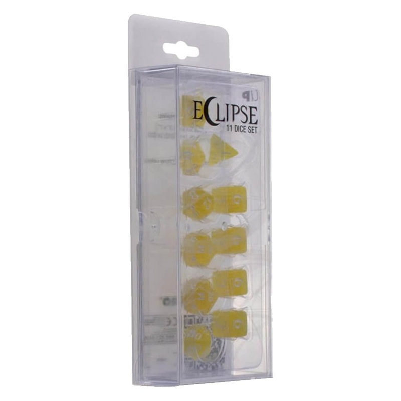 Ultra Pro 15568 Eclipse 11 Dice Set: Lemon Yellow