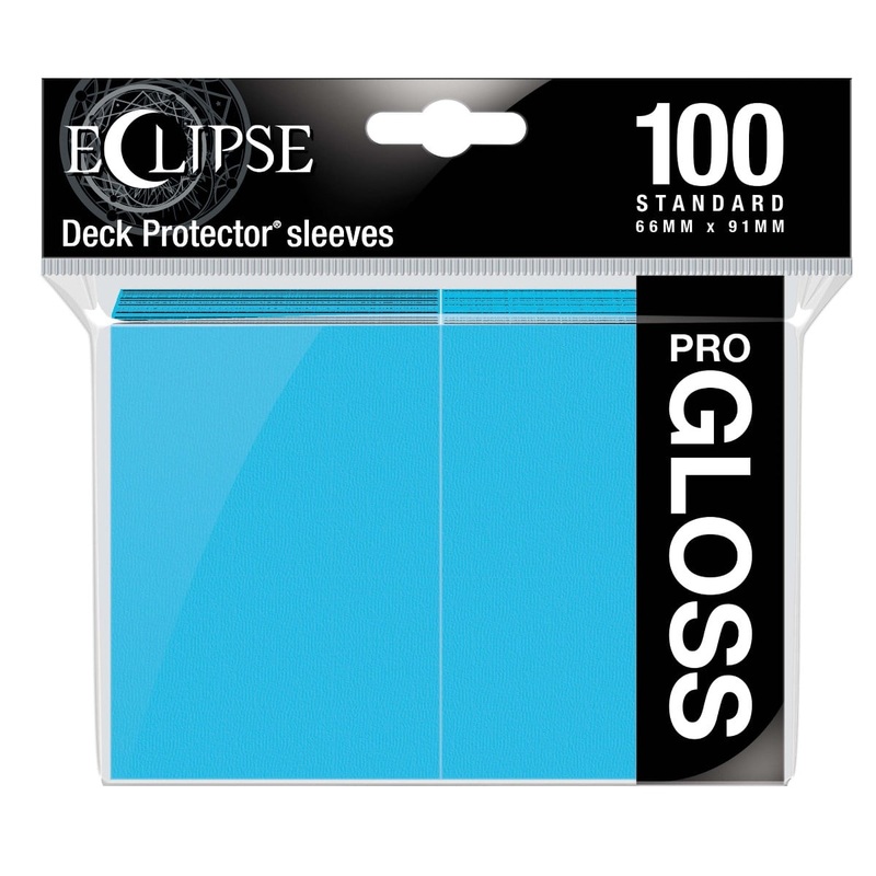 Ultra Pro 15603 Eclipse Gloss Standard Sleeves: Sky Blue