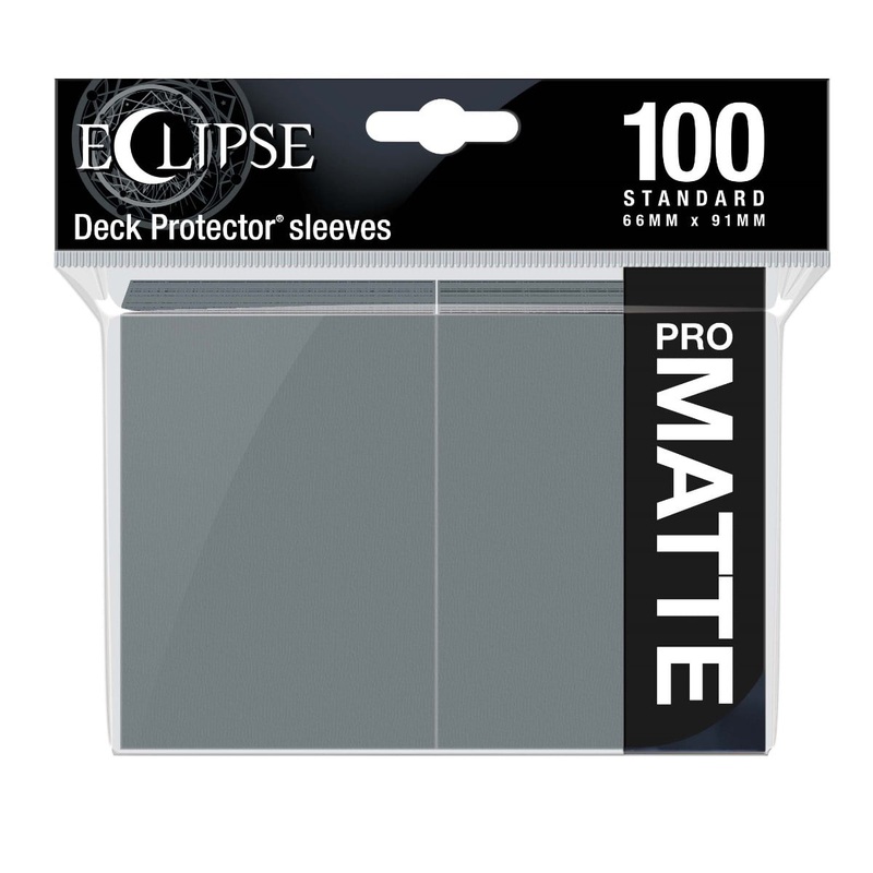 Ultra Pro 15623 Eclipse Matte Standard Sleeves: Smoke Grey