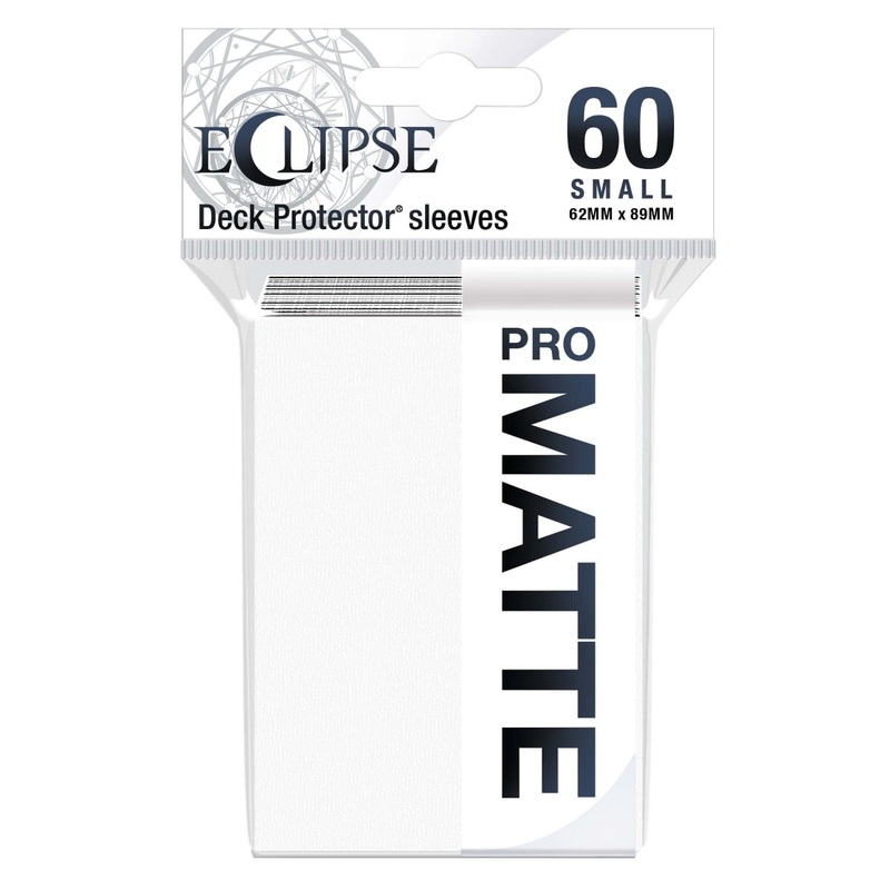 Ultra Pro 15636 Eclipse Matte Small Sleeves: Arctic White
