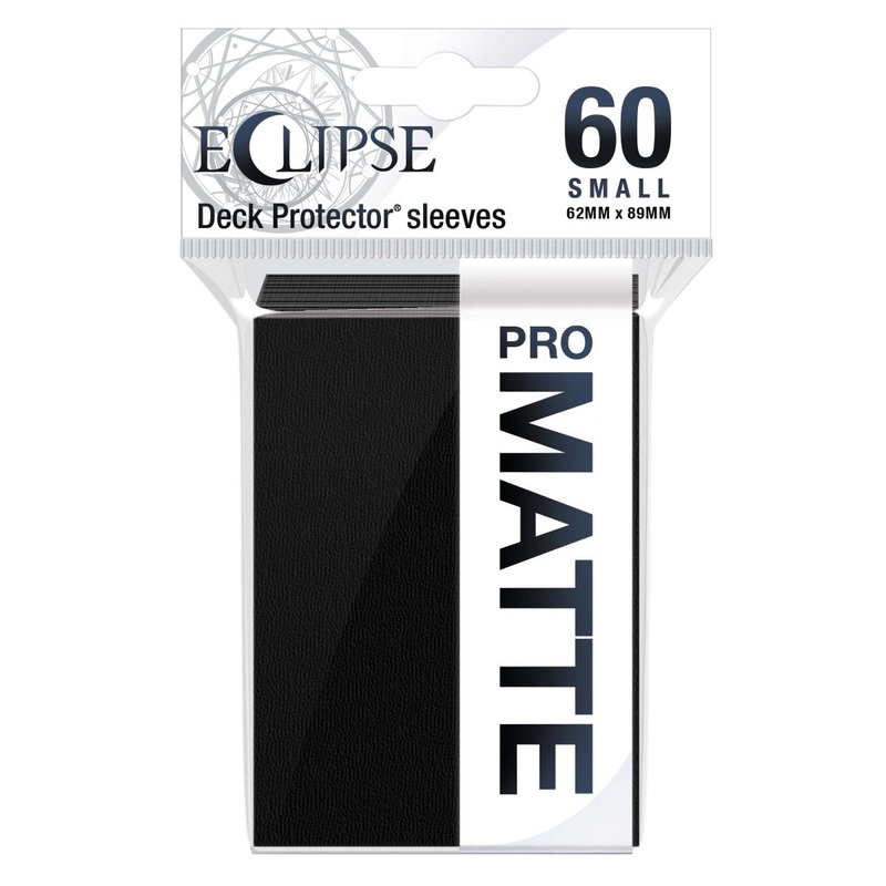 Ultra Pro 15637 Eclipse Matte Small Sleeves: Jet Black