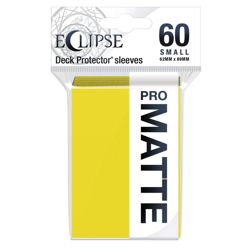 Ultra Pro 15644 Eclipse Matte Small Sleeves: Lemon Yellow