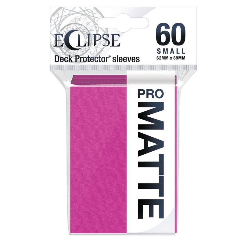 Ultra Pro 15645 Eclipse Matte Small Sleeves: Hot Pink