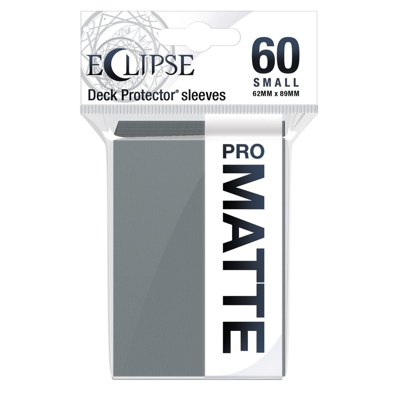 Ultra Pro 15647 Eclipse Matte Small Sleeves: Smoke Grey