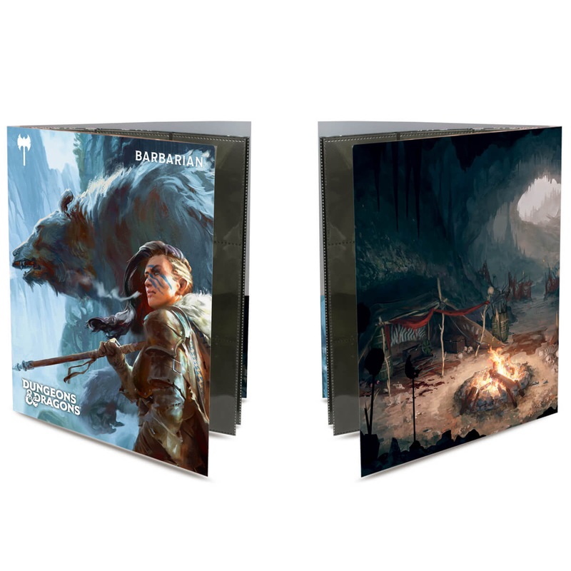 Ultra Pro 18592 Class Folio with Stickers for Dungeons & Dragons: Barbarian
