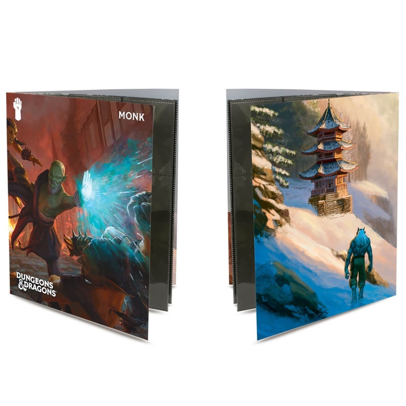 Ultra Pro 18597 Class Folio with Stickers for Dungeons & Dragons: Monk