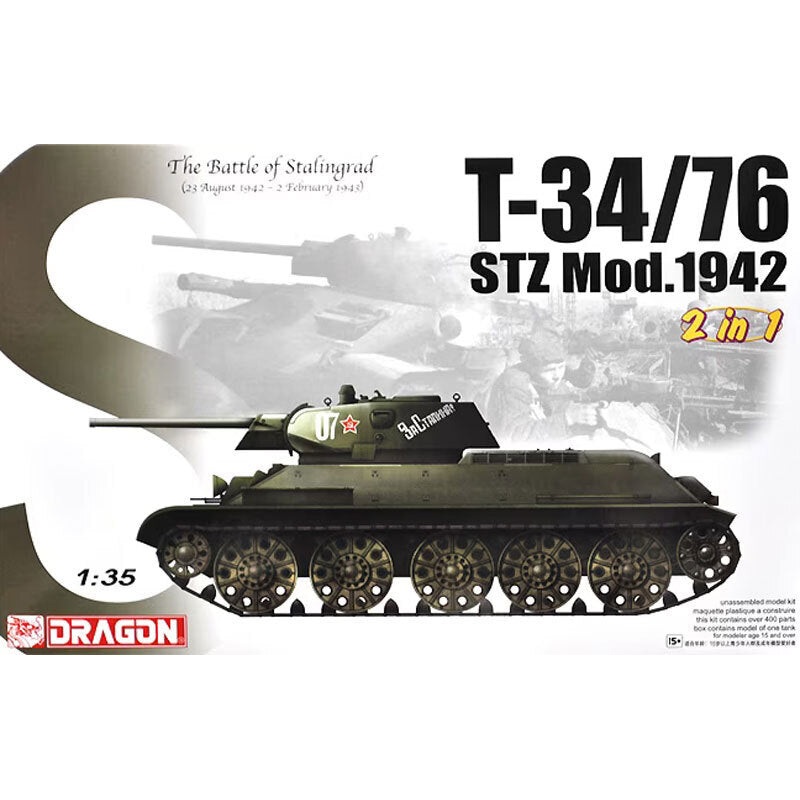 Dragon Model 6453 1/35 T-34/76 STZ Mod.1942