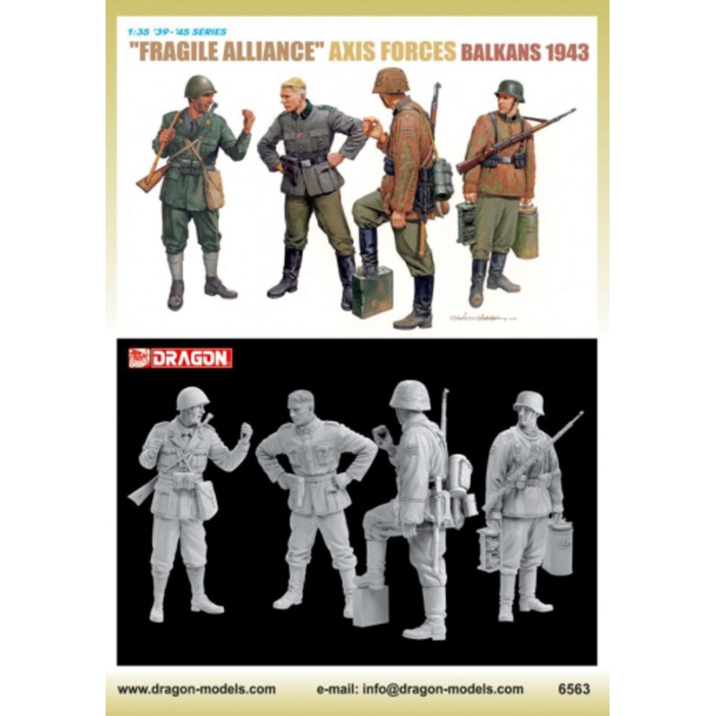 Dragon Model 6563 1/35 Fragile Alliance Axis Forces (Balkans 1943)