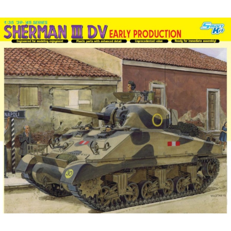 Dragon Model 6573 1/35 Sherman III DV Early Production