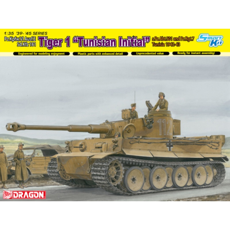 Dragon Model 6608 1/35 Tiger I Tunisia Initial Tiger