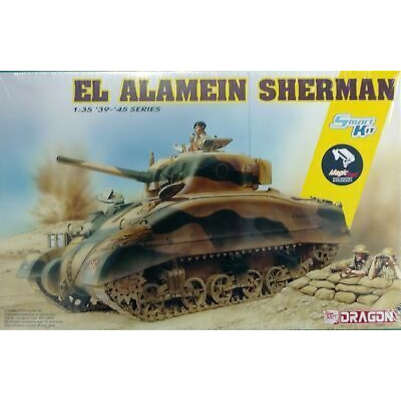 Dragon Model 6617 1/35 El Alamein Sherman (w/ Magic Tracks)
