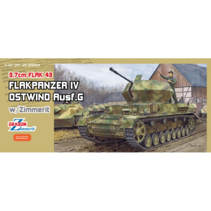 Dragon Model 6746 1/35 FlaK 43 Flakpanzer IV Ostwind w/Zimmerit