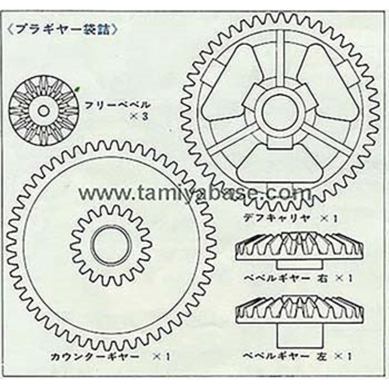 Tamiya 19335016 Fox gear bag set