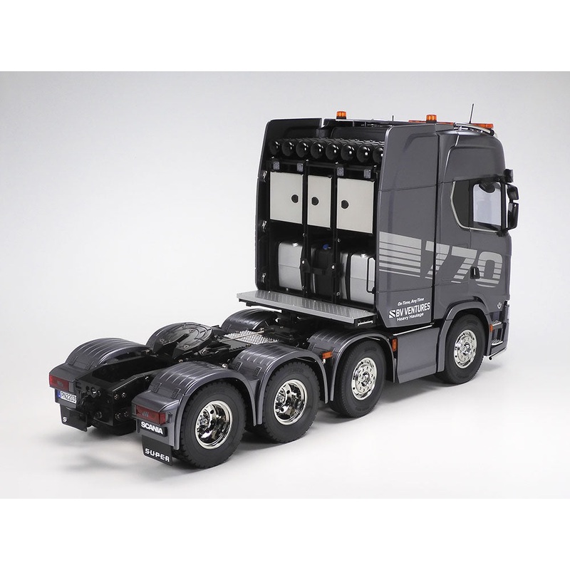 Tamiya 56376 1/14 SCANIA 8×4/4 (GUN METAL)