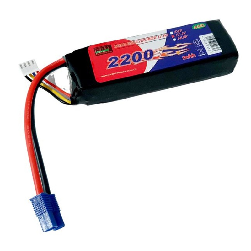 Enrich Power LP4S-2200EC Li-Po 14.8v 2200mAh 40C EC3