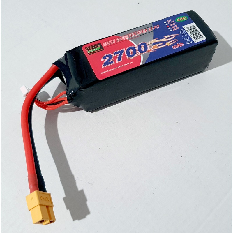 Enrich Power LP4S-2700 Li-Po 14.8v 2700mAh 40C XT60