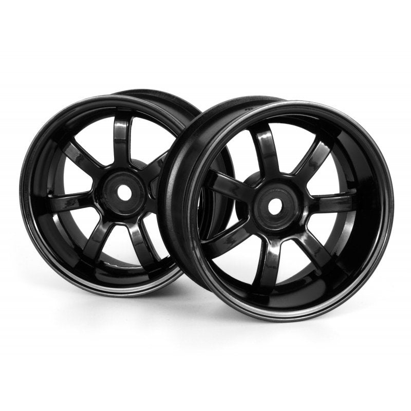 HPI Racing 160483 1/10 Wheels Rays 57S  Black 6mmOS