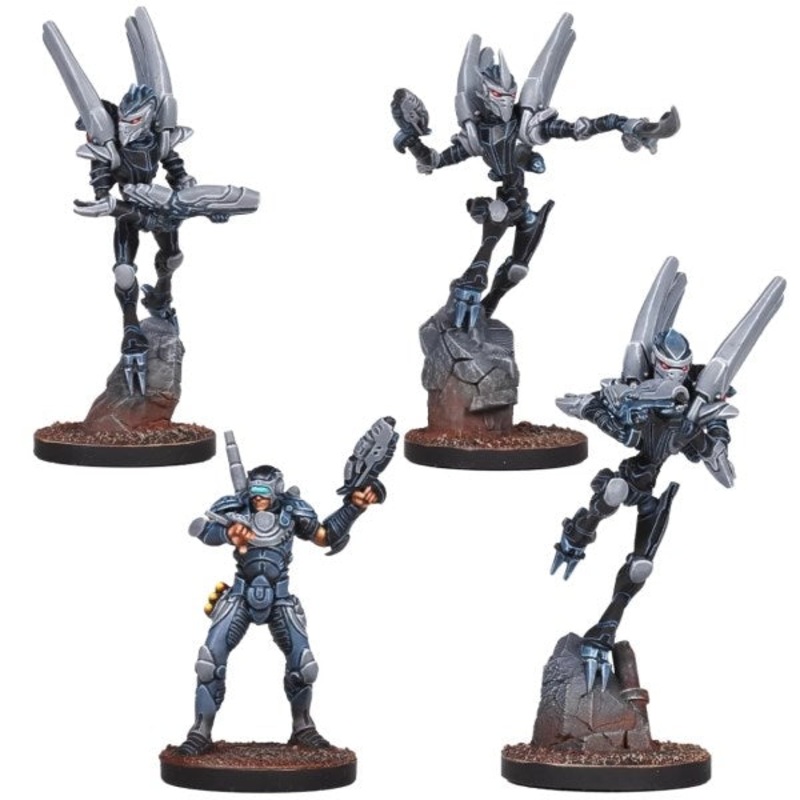 Mantic Games MGDZA107 Deadzone Asterian Clade Veterans Booster