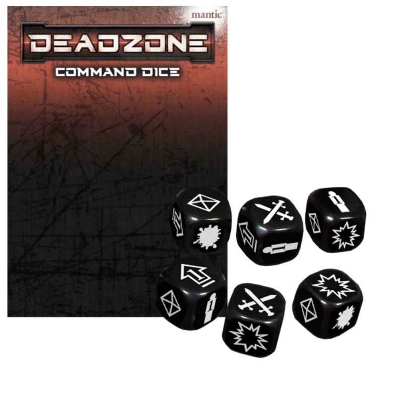 Mantic Games MGDZM108 Deadzone Command Dice