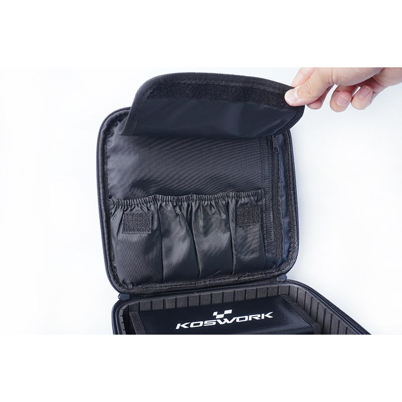 Koswork KOS32421 260x230x95mm Hard Frame Battery Bag (w/ 2pcs Battery Safety Bags)