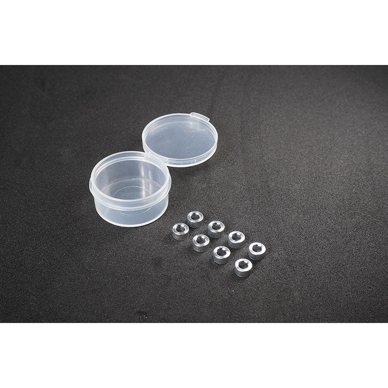 Koswork KOS40355-3N 3×5.5x3mm 3mm Aluminum Washer Natural (8pcs)