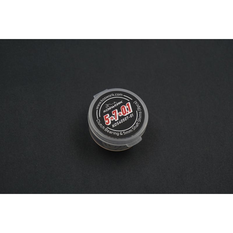 Koswork KOS40507-01 5x7x0.1mm Clutch Bearing & 5mm Shaft Shims (8pcs)