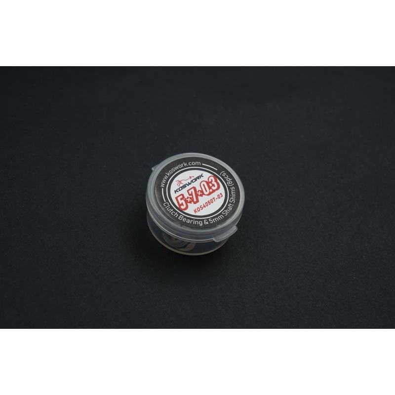 Koswork KOS40507-03 5x7x0.3mm Clutch Bearing & 5mm Shaft Shims (8pcs)