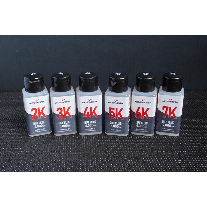 Koswork KOS50600-3K 3000cst Large 70ml Diff Fluid (AE System)