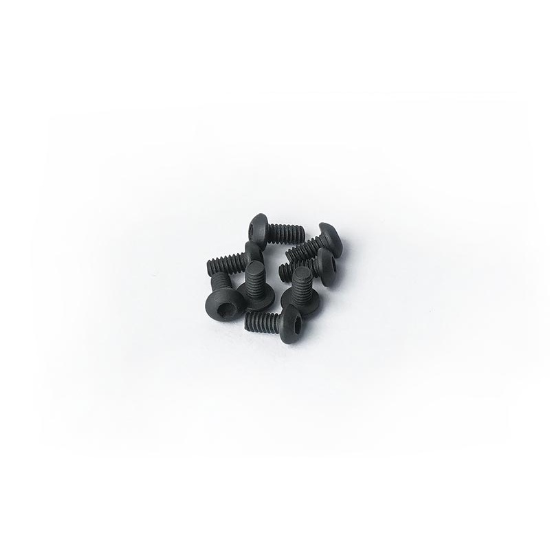 Koswork KOSBS204 2x4mm Button Head Hex Hardened Steel Screw (w/container) (8)