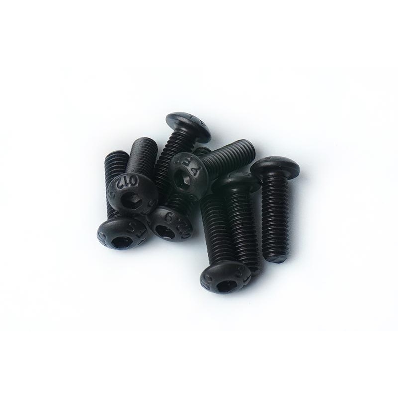 Koswork KOSBS310 3x10mm Button Head Hex Hardened Steel Screw (w/container) (8)