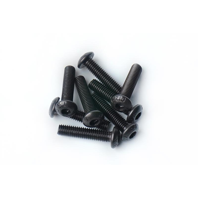 Koswork KOSBS314 3x14mm Button Head Hex Hardened Steel Screw (w/container) (8)