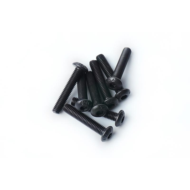 Koswork KOSBS316 3x16mm Button Head Hex Hardened Steel Screw (w/container) (8)